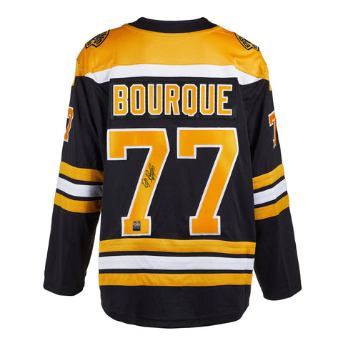 Bobby Orr a signé le maillot Adidas Pro Home des Bruins de Boston