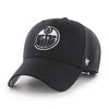 Gorra básica NHL 47 MVP en blanco y negro de los Edmonton Oilers