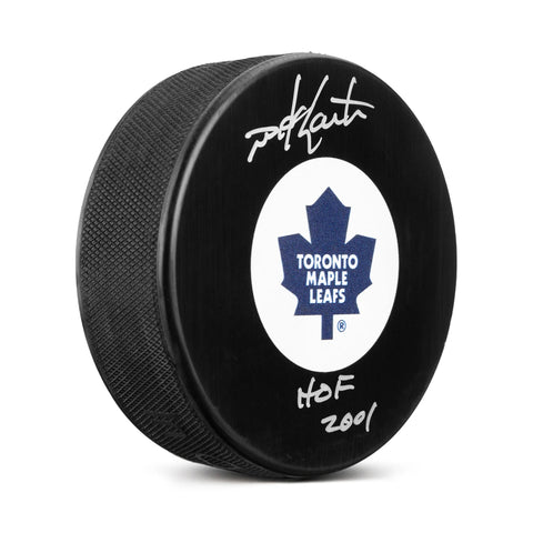 Rondelle signée par Mats Sundin des Maple Leafs de Toronto